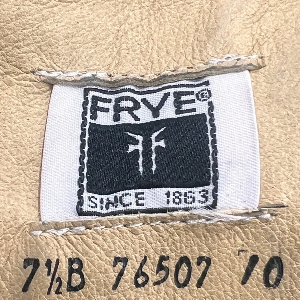 Frye Brown Tall Boots with Studded Strap - Picture 13 of 13
